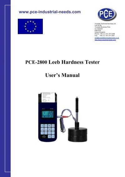 leeb hardness tester manual|leebs hardness chart.